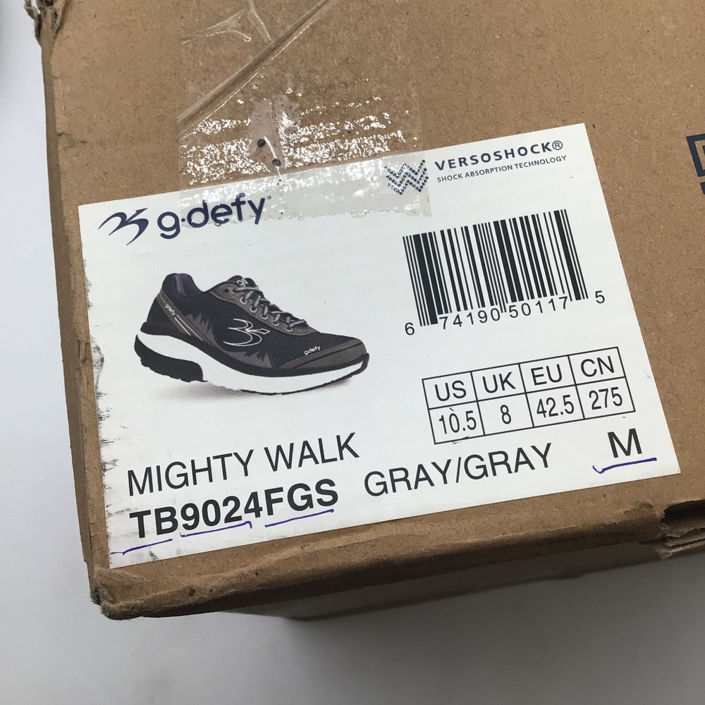 Gravity‎ Defyer G-DEFY Mighty Walk Gray Womens Size 10.5 Sneakers TB9024FGS NEW - Picture 8 of 8